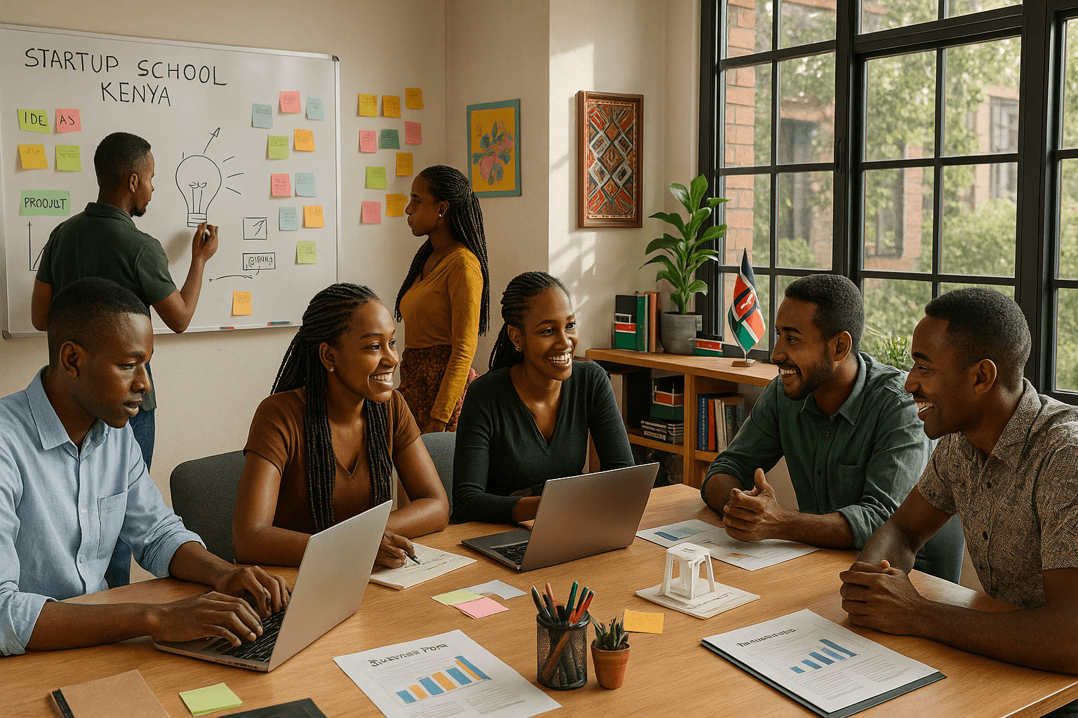 Students collaborating